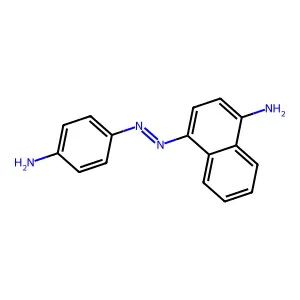 1-Naphthalenamine, 4-[(4-aminophenyl)azo]- structure