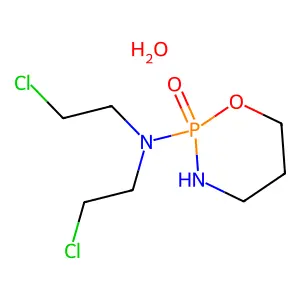 Cyclophosphamide monohydrate structure