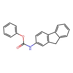 phenyl N-(9H-fluoren-2-yl)carbamate structure