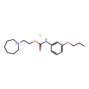 Compound C18H29ClN2O3 structure