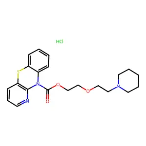 Pipazetate hydrochloride structure