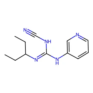 Compound C12H17N5 structure