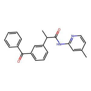 Piketoprofen structure