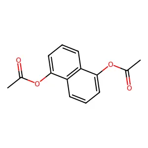 (5-acetyloxynaphthalen-1-yl) acetate structure