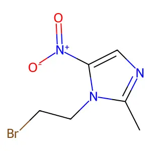 1-(2-Bromoethyl)-2-methyl-5-nitroimidazole structure