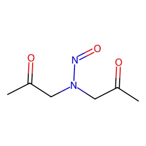 N-Nitrosobis(2-oxopropyl)amine structure