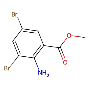 Methyl 2-amino-3,5-dibromobenzoate structure