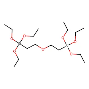 Oxydiethylenebis(triethoxysilane) structure