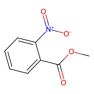 Methyl 2-nitrobenzoate structure