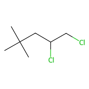 1,2-dichloro-4,4-dimethylpentane structure