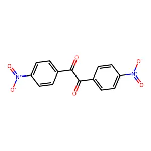 1,2-bis(4-nitrophenyl)ethane-1,2-dione structure