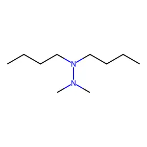 1,1-Dibutyl-2,2-dimethylhydrazine structure