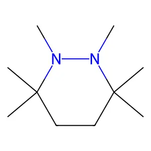 1,2-Diazacyclohexane, 1,2,3,3,6,6-hexamethyl- structure