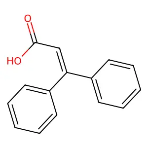 3,3-Diphenylacrylic acid structure