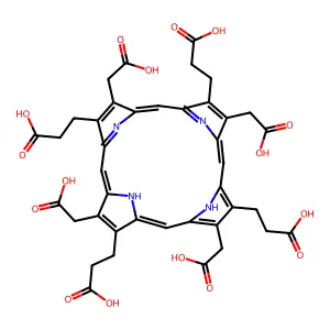 Uroporphyrin I structure
