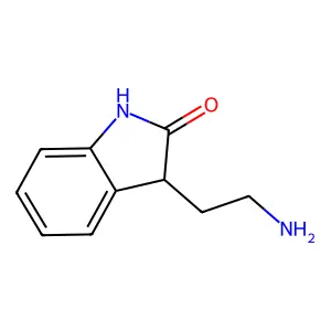 3-(2-aminoethyl)-1,3-dihydroindol-2-one structure