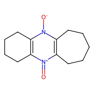 11-oxido-2,3,4,6,7,8,9,10-octahydro-1H-cyclohepta[b]quinoxalin-5-ium 5-oxide structure