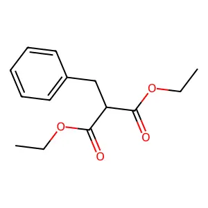 Diethyl benzylmalonate structure