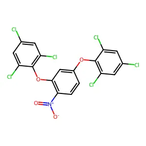 1,3,5-trichloro-2-[4-nitro-3-(2,4,6-trichlorophenoxy)phenoxy]benzene structure
