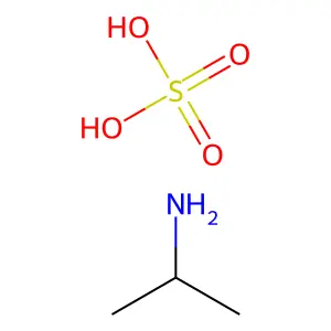Isopropylamine sulfate structure