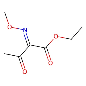 ethyl 2-methoxyimino-3-oxobutanoate structure