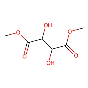 dimethyl (2R,3R)-2,3-dihydroxybutanedioate structure