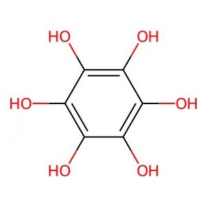 Hexahydroxybenzene structure