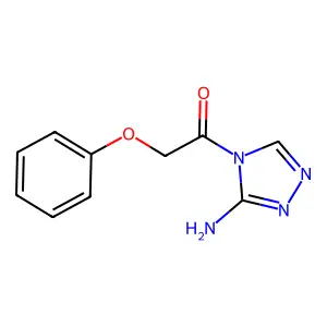 1-(3-amino-4h-1,2,4-triazol-4-yl)-2-phenoxyethanone structure