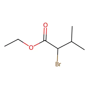 Ethyl 2-bromoisovalerate structure