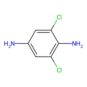 2,6-Dichloro-1,4-phenylenediamine structure