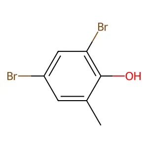 2,4-Dibromo-6-methylphenol structure