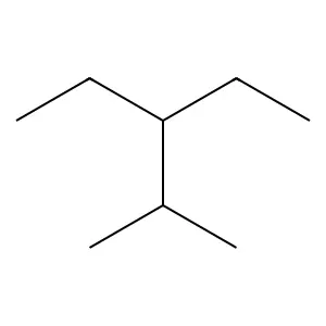 3-Ethyl-2-methylpentane structure