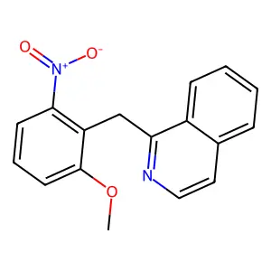 1-(2-Methoxy-6-nitrobenzyl)isoquinoline structure