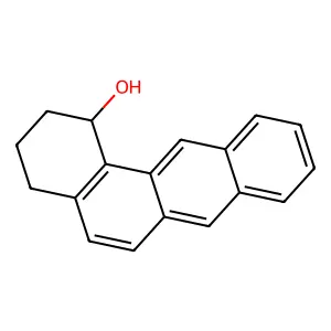 1,2,3,4-tetrahydrobenzo[a]anthracen-1-ol structure