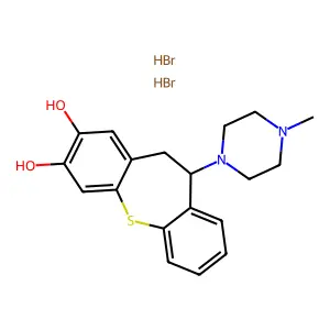6-(4-methylpiperazin-1-yl)-5,6-dihydrobenzo[b][1]benzothiepine-2,3-dioldihydrobromide structure