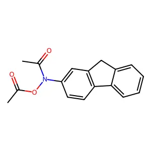 N-Acetoxy-2-acetylaminofluorene structure