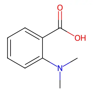 2-(Dimethylamino)benzoic acid structure