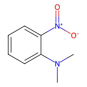 N,N-dimethyl-2-nitroaniline structure
