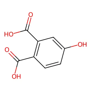 Compound C8H6O5 structure