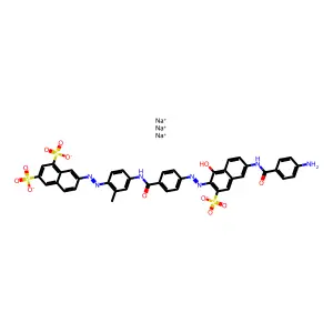 Compound C41H28N7Na3O12S3 structure