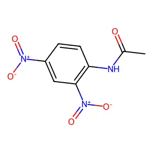 2',4'-Dinitroacetanilide structure