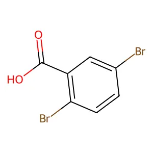 2,5-Dibromobenzoic acid structure
