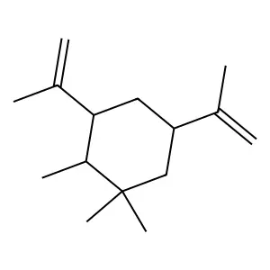 1,1,2-Trimethyl-3,5-bis(1-methylethenyl)cyclohexane structure