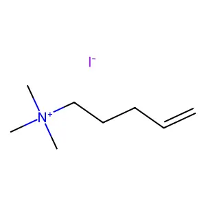 AMMONIUM, 4-PENTENYLTRIMETHYL-, IODIDE structure
