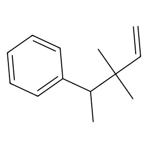 (1,2,2-Trimethyl-3-butenyl)benzene structure