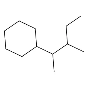 (1,2-Dimethylbutyl)cyclohexane structure
