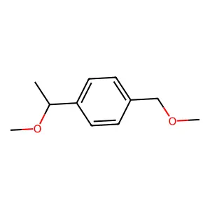 1-(1-methoxyethyl)-4-(methoxymethyl)benzene structure