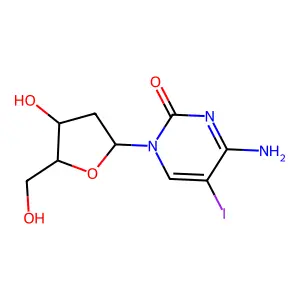 5-Iodo-2'-deoxycytidine structure