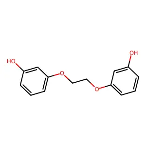 1,2-Bis(3-hydroxyphenoxy)ethane structure