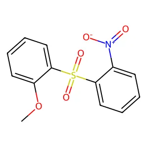 1-[(2-methoxyphenyl)sulfonyl]-2-nitrobenzene structure